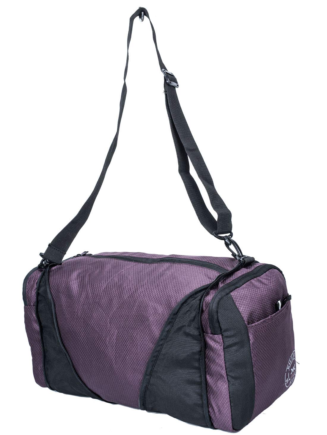 Foldable Travel Duffle Bag Luggage Sports Gym Bag - Killer Armstrong - Dual Purpose Bag - Duffle Cum Sling Bag (Wine Red)-image-13