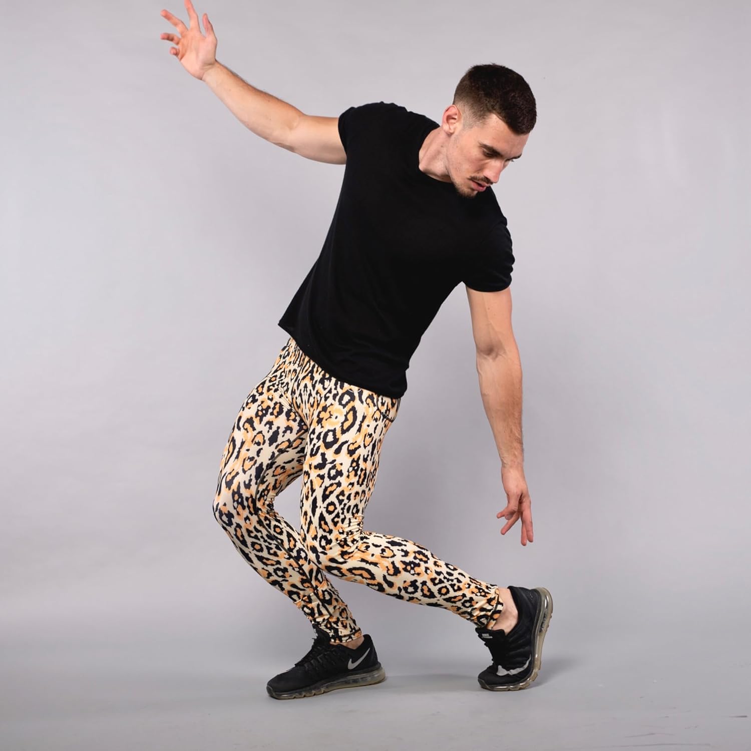 Kapow Meggings Performance Range - Mens Compression Leggings with Pockets for Sports, Athletic Workout Leggings