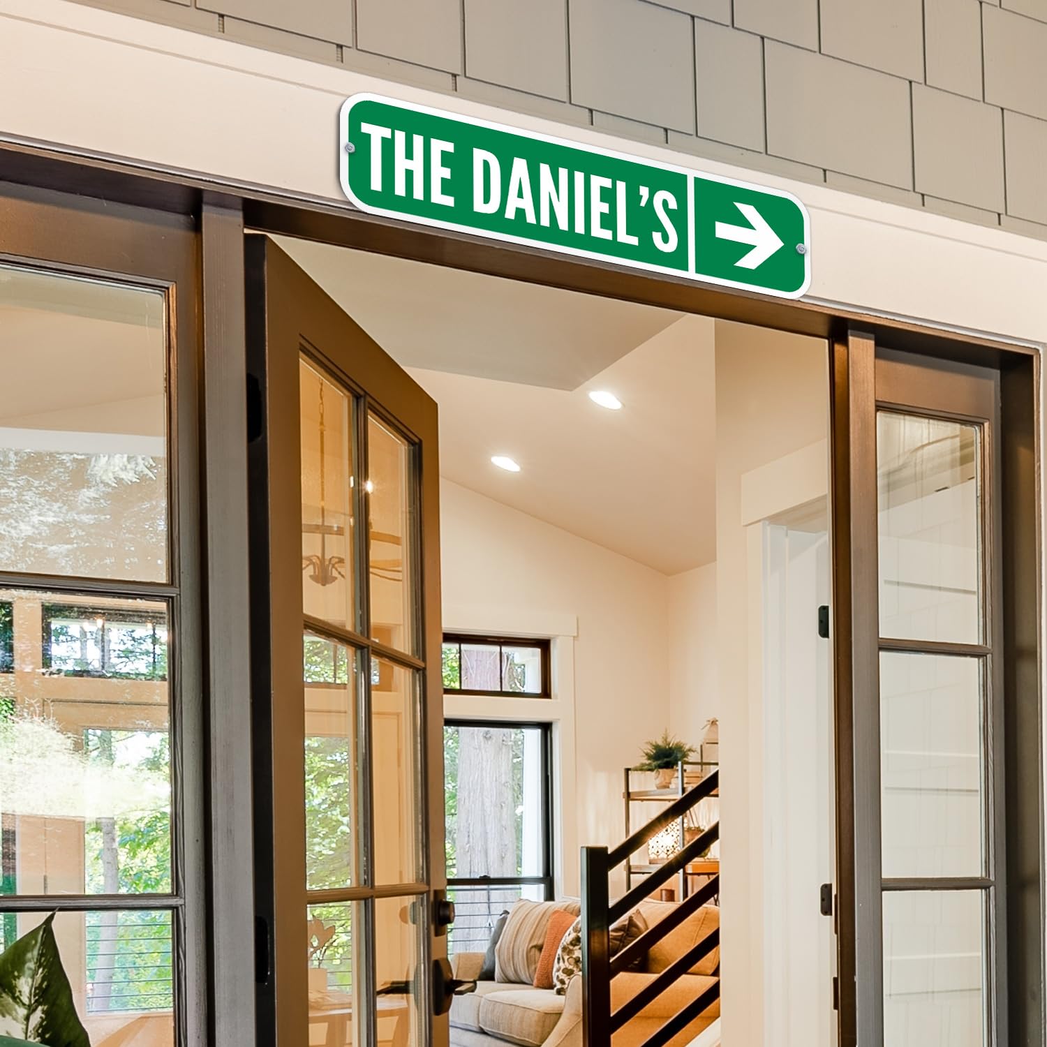 SmartSign Customize Your Own Green Street Sign with Right Arrow | 6" x 24" 3M EG Reflective Aluminum
