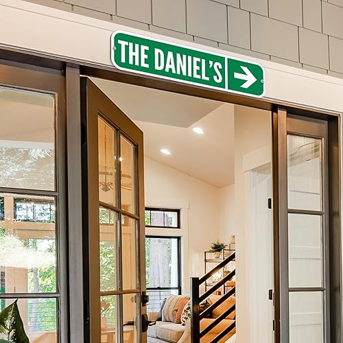 Miniatura 4 de SmartSign Personaliza tu propio letrero de calle verde con flecha derecha, aluminio reflectante 3M EG de 6 x 24 pulgadas