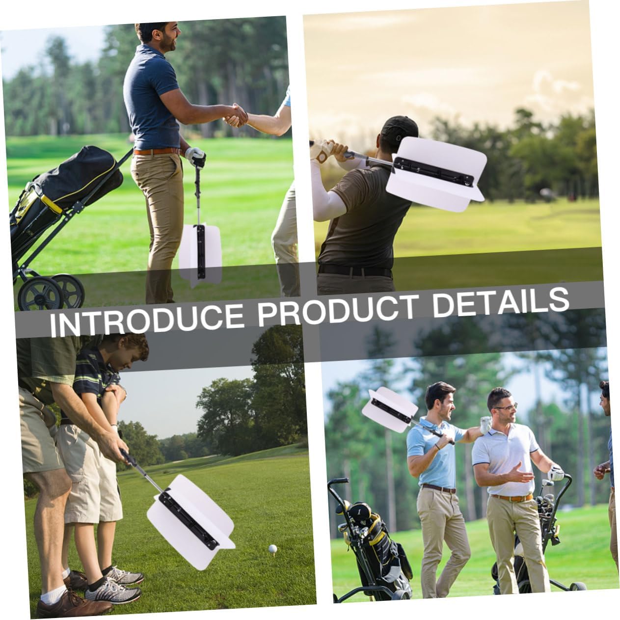 Swing Trainer Practice Tool for Golf Improve Swing Grip Strength Training Equipment for Core Muscle Development -Term Use