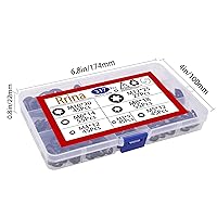 Vista 5 de Juego surtido de arandelas Starlock de dientes internos, 317 piezas, 7 tamaños, clips de velocidad, arandelas de bloqueo