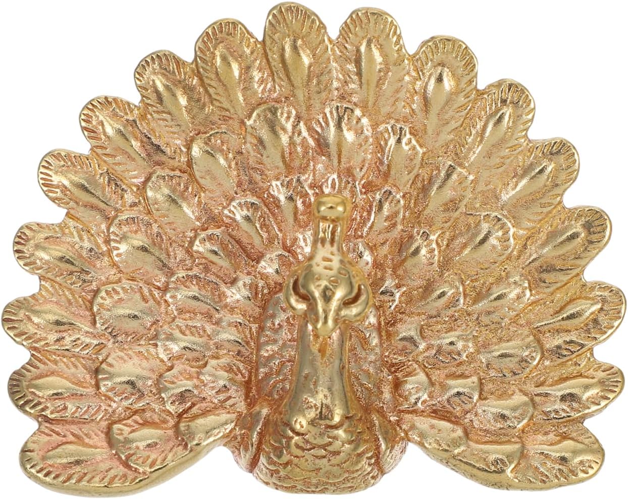 PRETYZOOM Peacock Drawer Knobs Decorative Cabinet Pulls for Closets Dressers and Wardrobes Easy Installation Handles Whimsical Animal Design