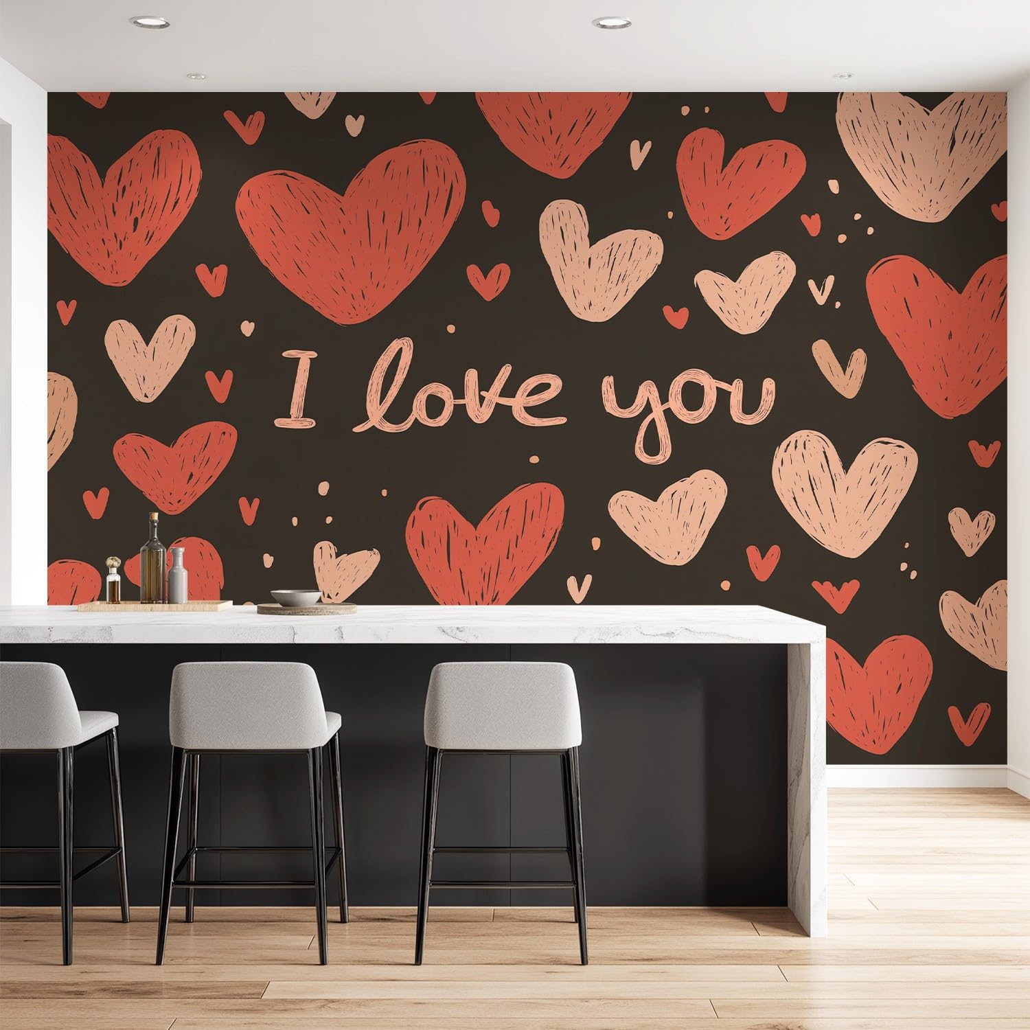 Générique Tapeta w stylu vintage, romantyczna, ciepła, panoramiczna tapeta 400 x 280 cm do salonu, pokoju dziecięcego, dekoracja ścienna do pokoju dziecięcego