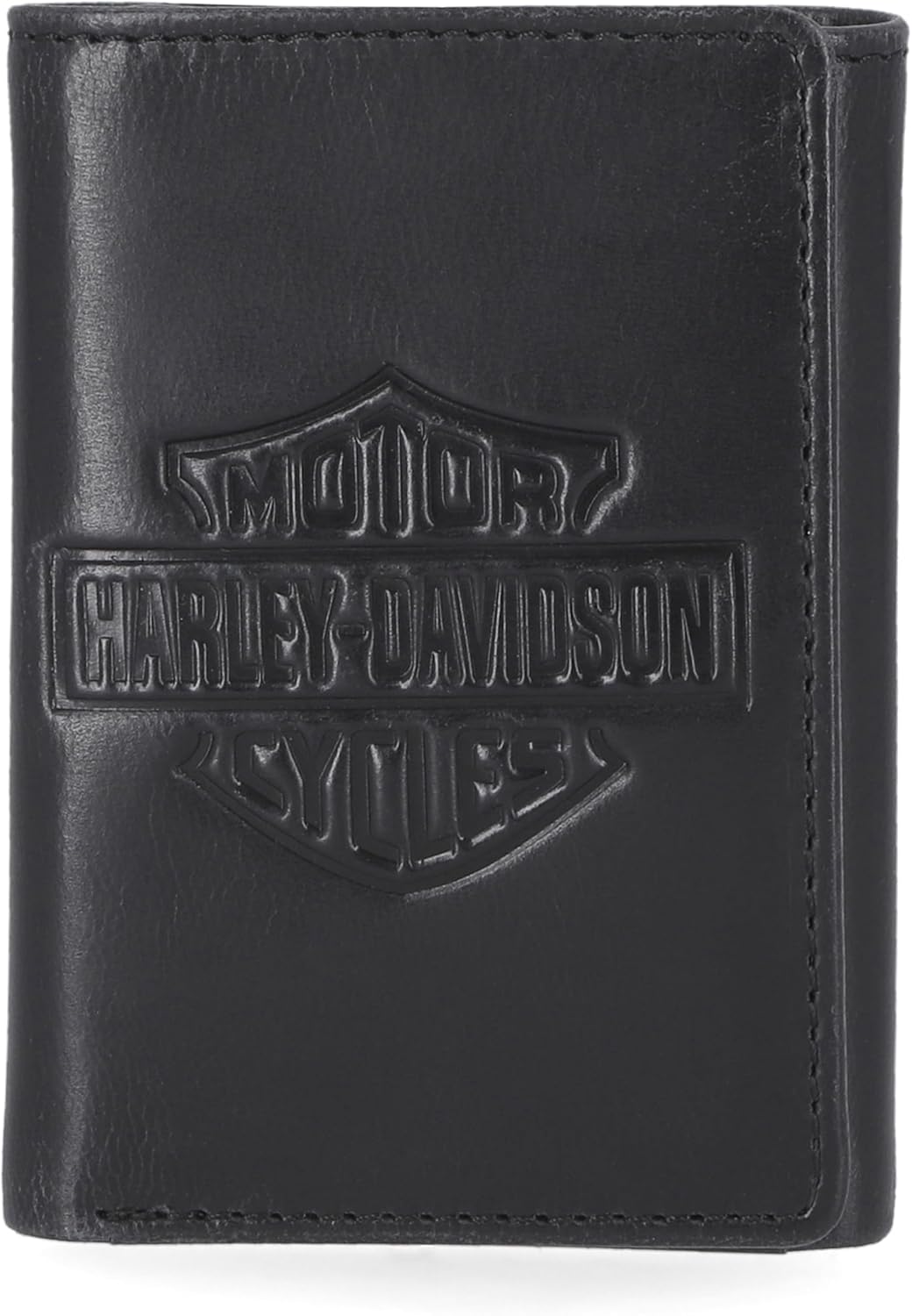 Harley-Davidson Men's Genuine Leather Rfid Blocking Wallet