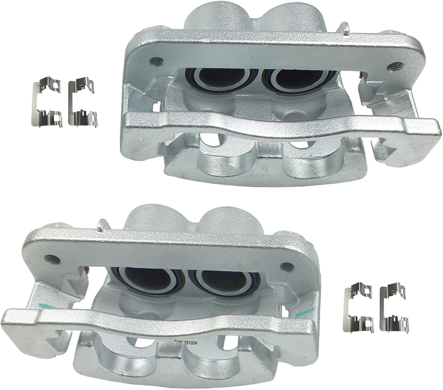 Front Disc Brake Caliper Left & Right Side for 2007-2008 Cadillac Escalade ESV EXT Chevy Avalanche Silverado 1500 Suburban Tahoe & GMC Sierra 1500 Yukon(XL), Replace 18B4918 18B4919 15904194 15904195