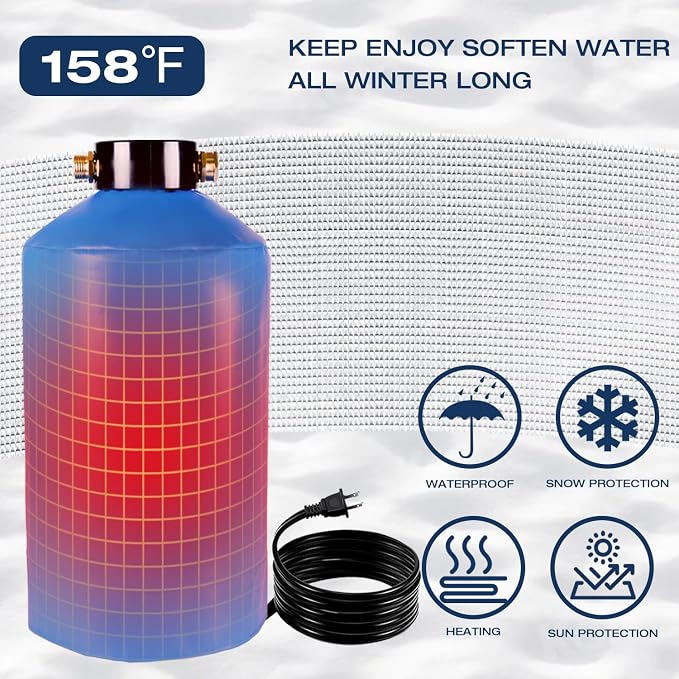Cobertor calefaccionado para ablandador de agua H&G lifestyles miniatura 3