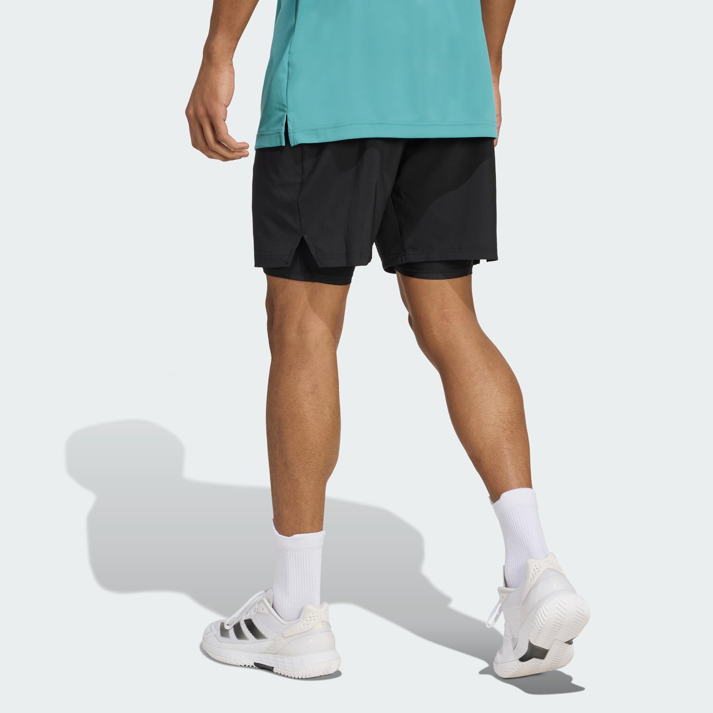 adidas Club Tennis Climacool 2in1 Shorts - Shorty Mężczyźni