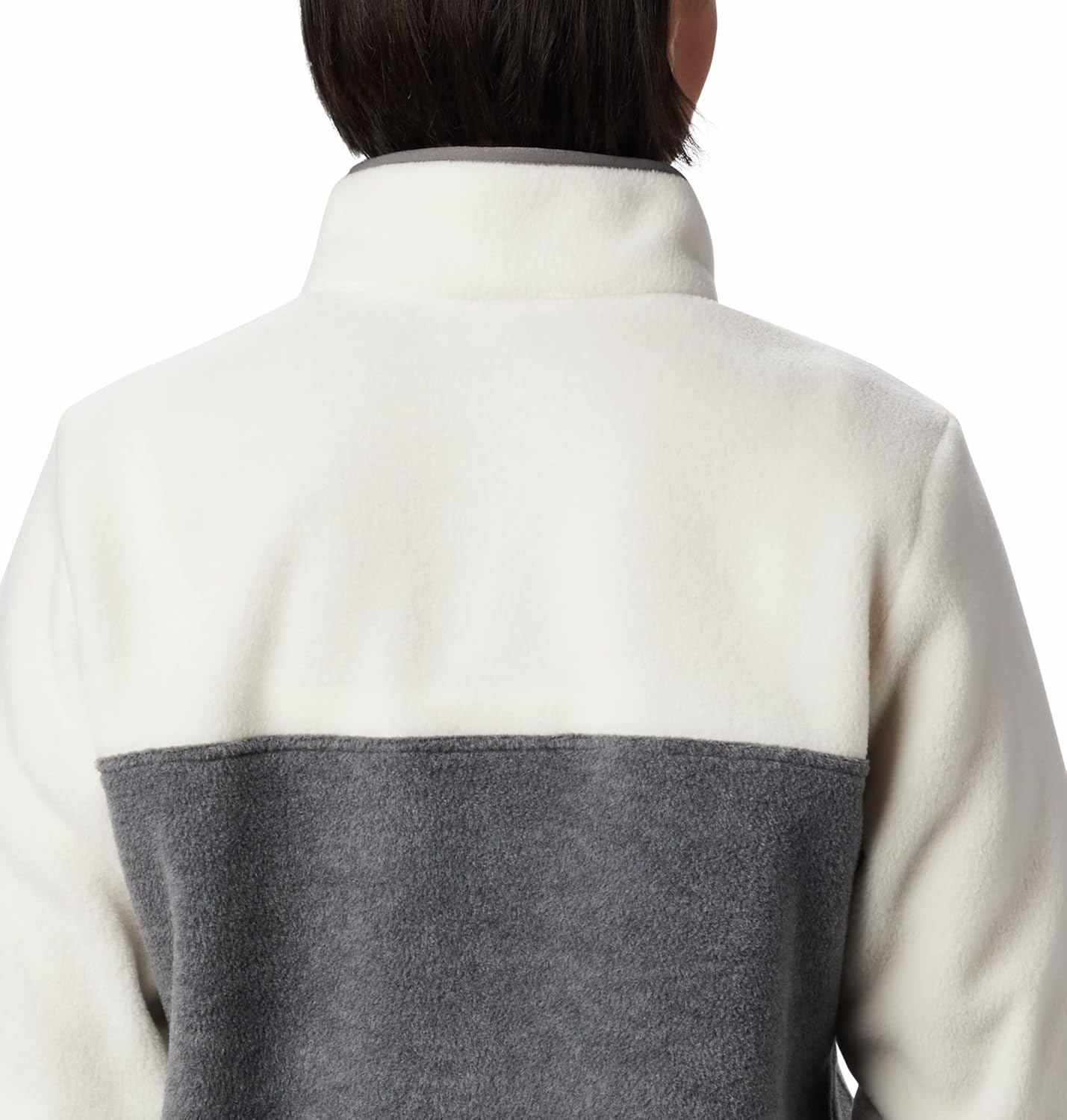 Columbia Women's Benton Springs Half Snap Pullover Medium City Grey Heather/Chalk