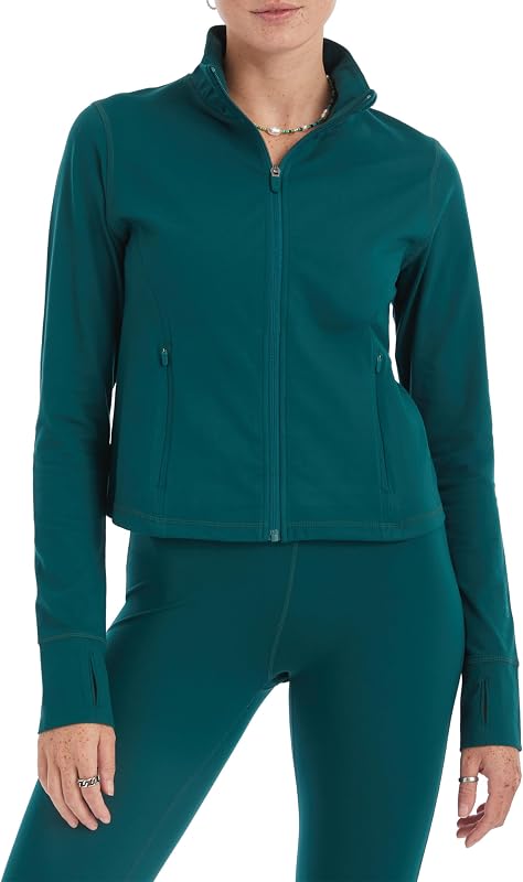 campera para mujer, campera cardio con cremallera, que absorbe la humedad, campera antiolores para mujer