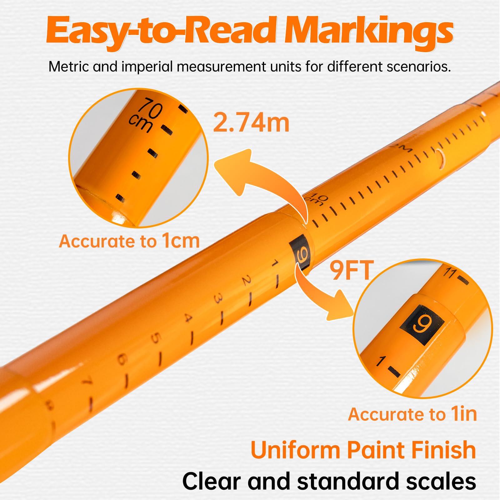 Truck Height Stick - 15FT Fiberglass Measuring Tool -3