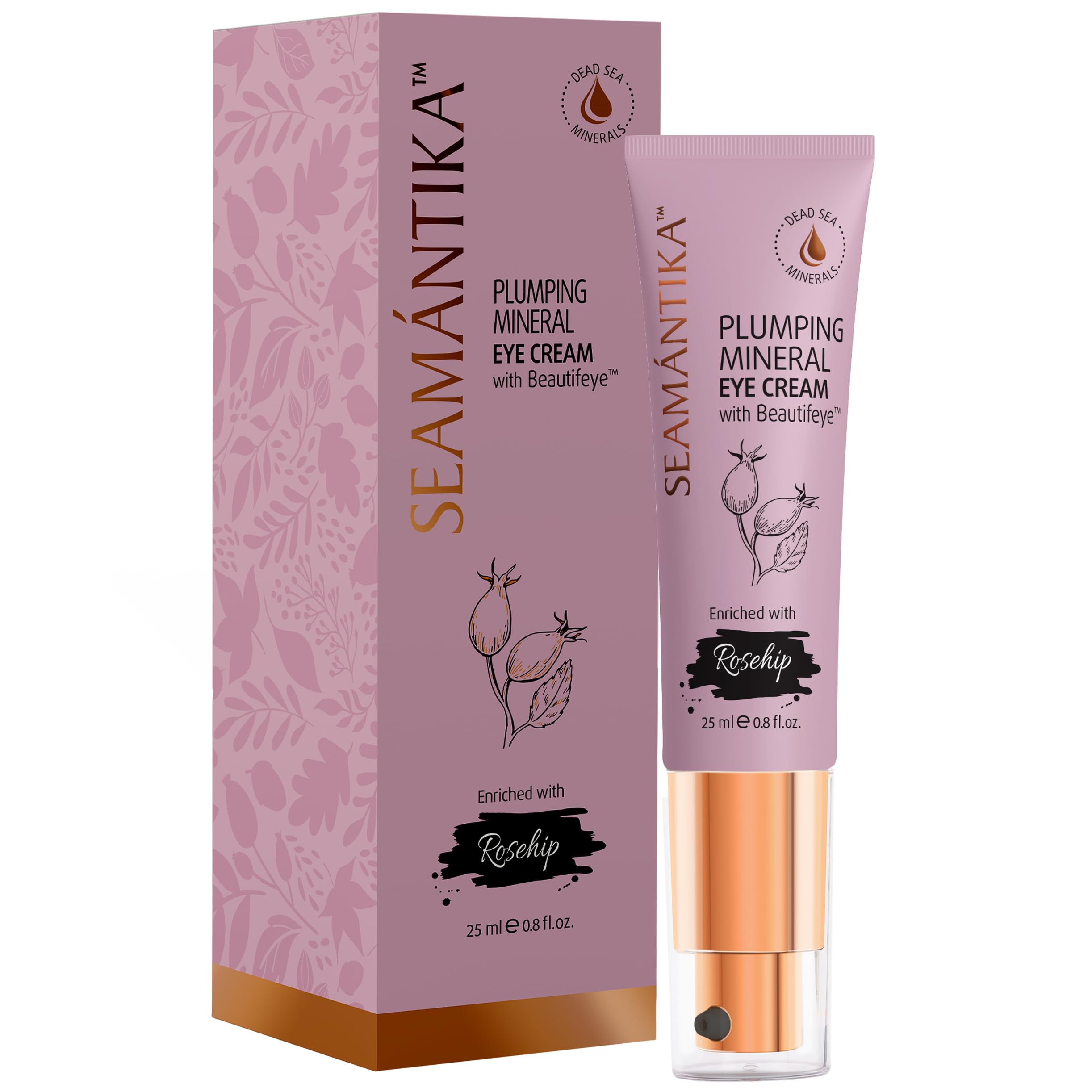 SEAMANTIKA PLUMPING MINERAL EYE CREAM - ROSE HIP FRUIT OIL