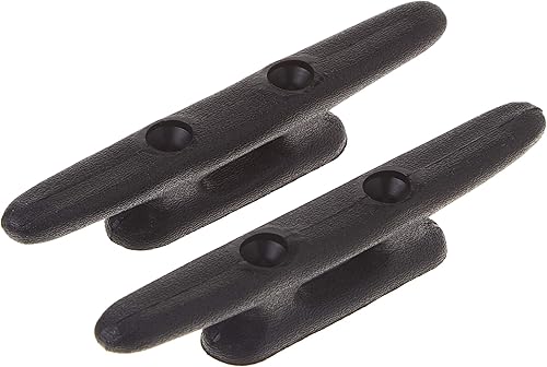 Attwood 11783-2 Tacos de nailon, 4 pulgadas de largo, preperforados para sujetadores #12, se venden por pares, anclaje de anclaje, acoplamiento