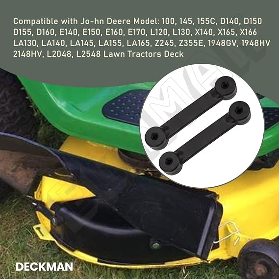 GY20417 Mulch Cover Kit 48 Compatible with J-OHN Deer-e Lawn Tractors Deck LA140 155C E170 X140 L130 D150 1948GV Z245 Z355E 100 - with Mounting Accessories