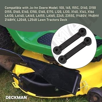 GY20417 Mulch Cover Kit 48 Compatible with J-OHN Deer-e Lawn Tractors Deck LA140 155C E170 X140 L130 D150 1948GV Z245 Z355E 100 - with Mounting Accessories