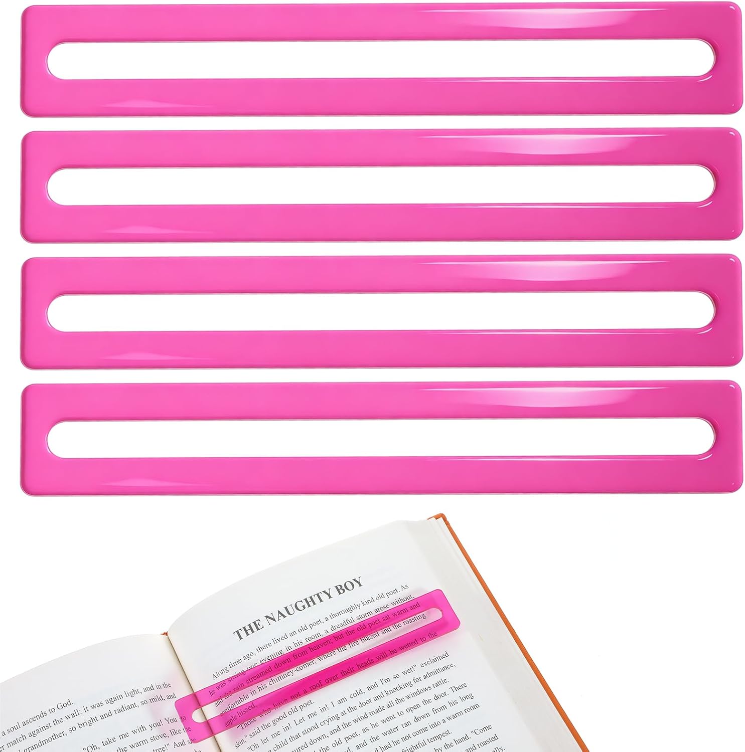 4Pcs Mahjong Line Finder Beginner Mah Jongg Rules Reader