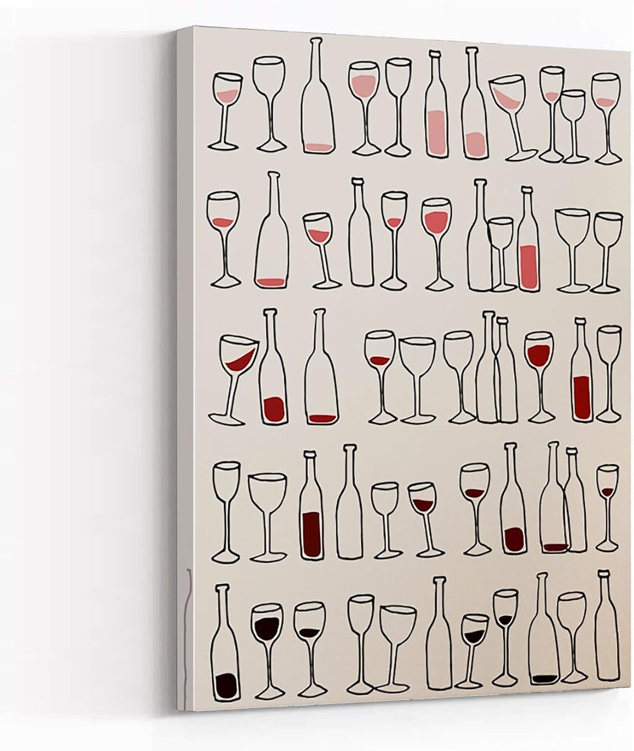 wall decor modern,kitchen wall art,Red wine printable wall