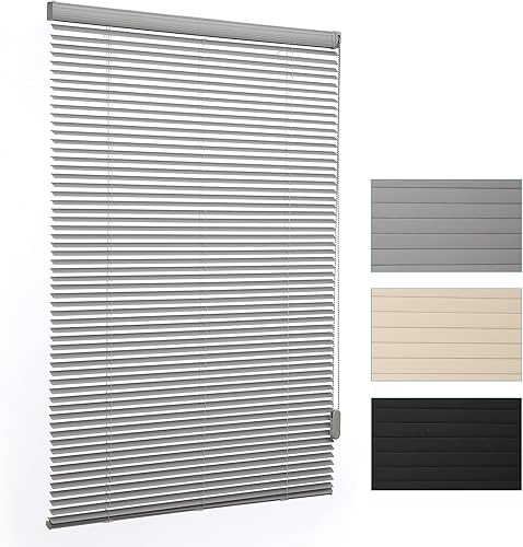 Vista 8 de MYshade Mini persianas horizontales de vinilo personalizadas para ventanas, persianas con cable con imagen, texto y tamaño personalizados, fáciles