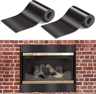 2Pcs Magnetic Fireplace Draft Stopper, Magnetic Fireplace Cover Magnetic Fireplace Draft Stopper for Winter Indoor Prevent Cold Air and Heat Loss