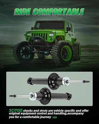 Miniatura 6 de SCITOO - Amortiguadores delanteros de gas para Mazda Miata 341143 71285 Juego de 2 amortiguadores delanteros para Mazda Miata 341143 71285