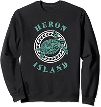 Heron Island Australia Tribal Tattoo Sea Turtle Sweatshirt