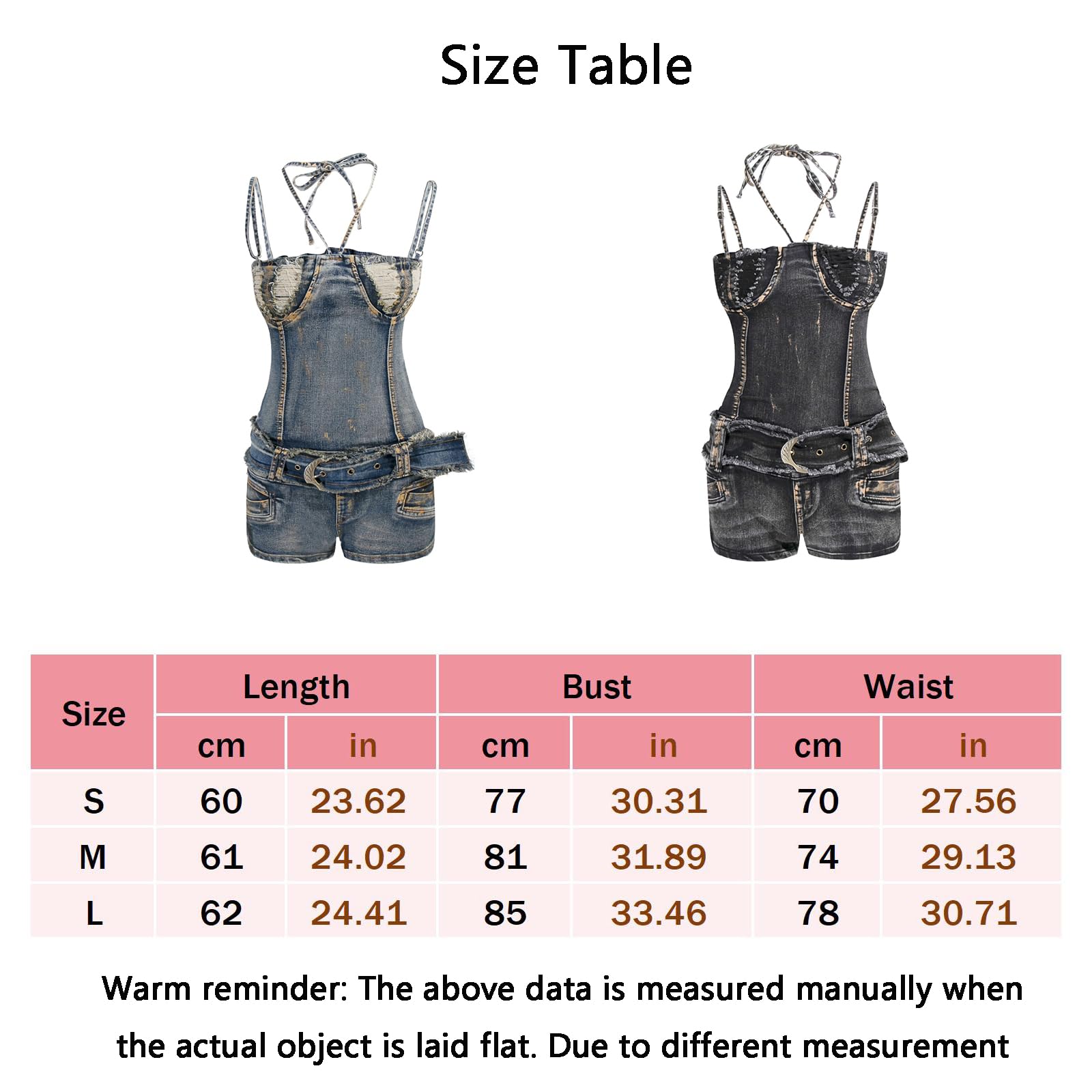 Damskie dżinsowe pajacyki z rękawami Sexy Bodycon Distressed Podarte paski Y2k Krótkie kombinezony dżinsowe