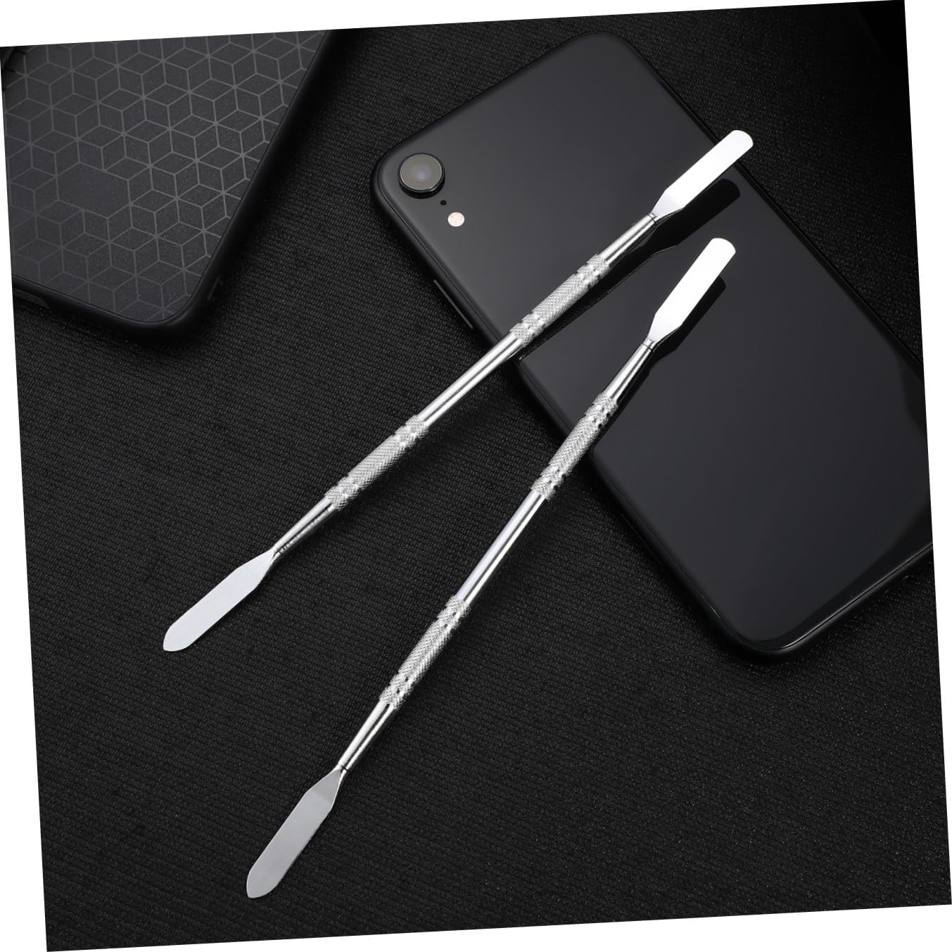 Alasum 2 Pcs Spudger Opening Repair Tools Thin Long Double-end Pry Bars Disassemble Hand Tools for Mobile Phone Tablet Laptop Computers, 17.5-0.5CM, Silver, Z2MFM5V592604L6Q113U0