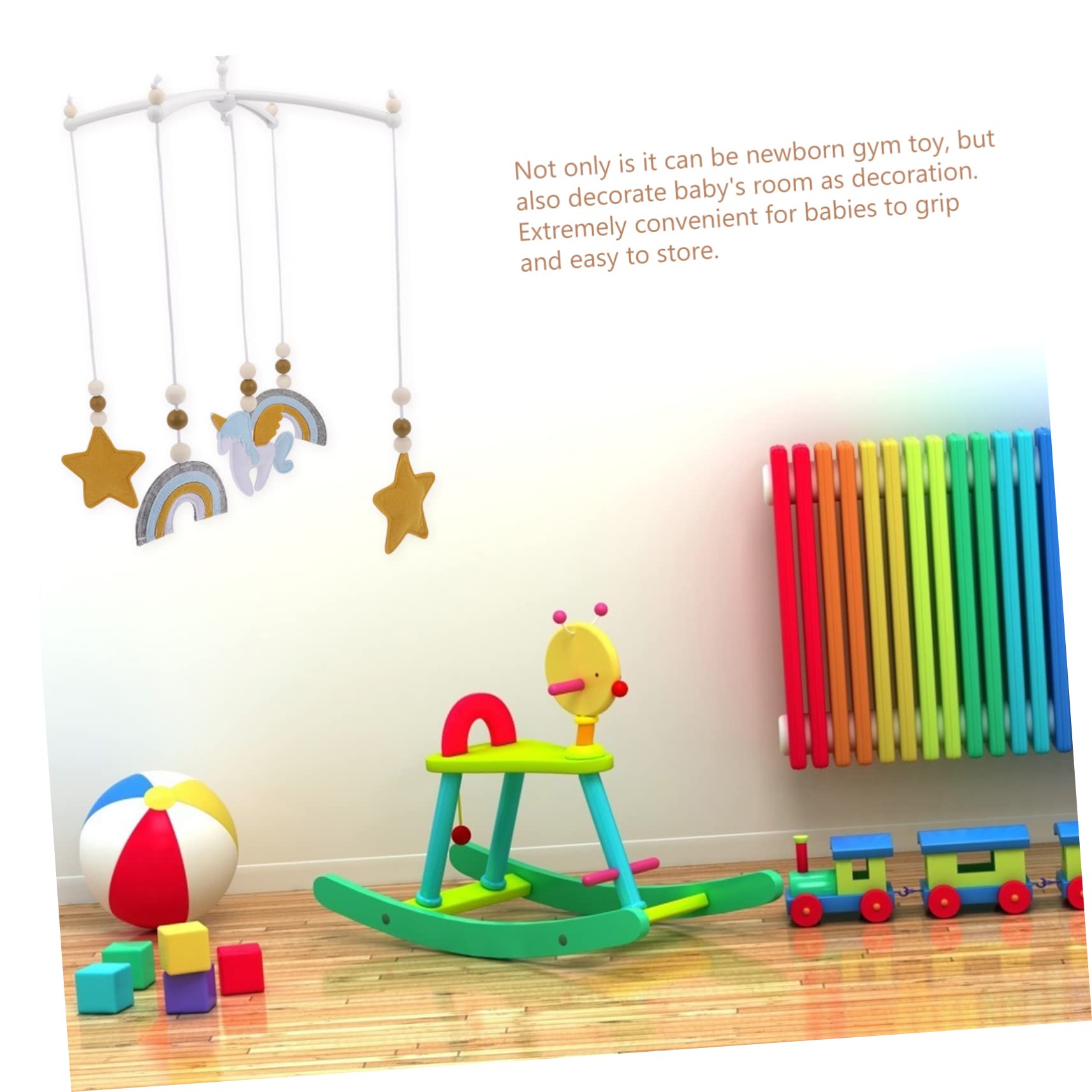 BESTonZON Mobile Crib Movable Hanger Toys Crib Mobile Mobile Hanger for Crib Boys Girls Toy