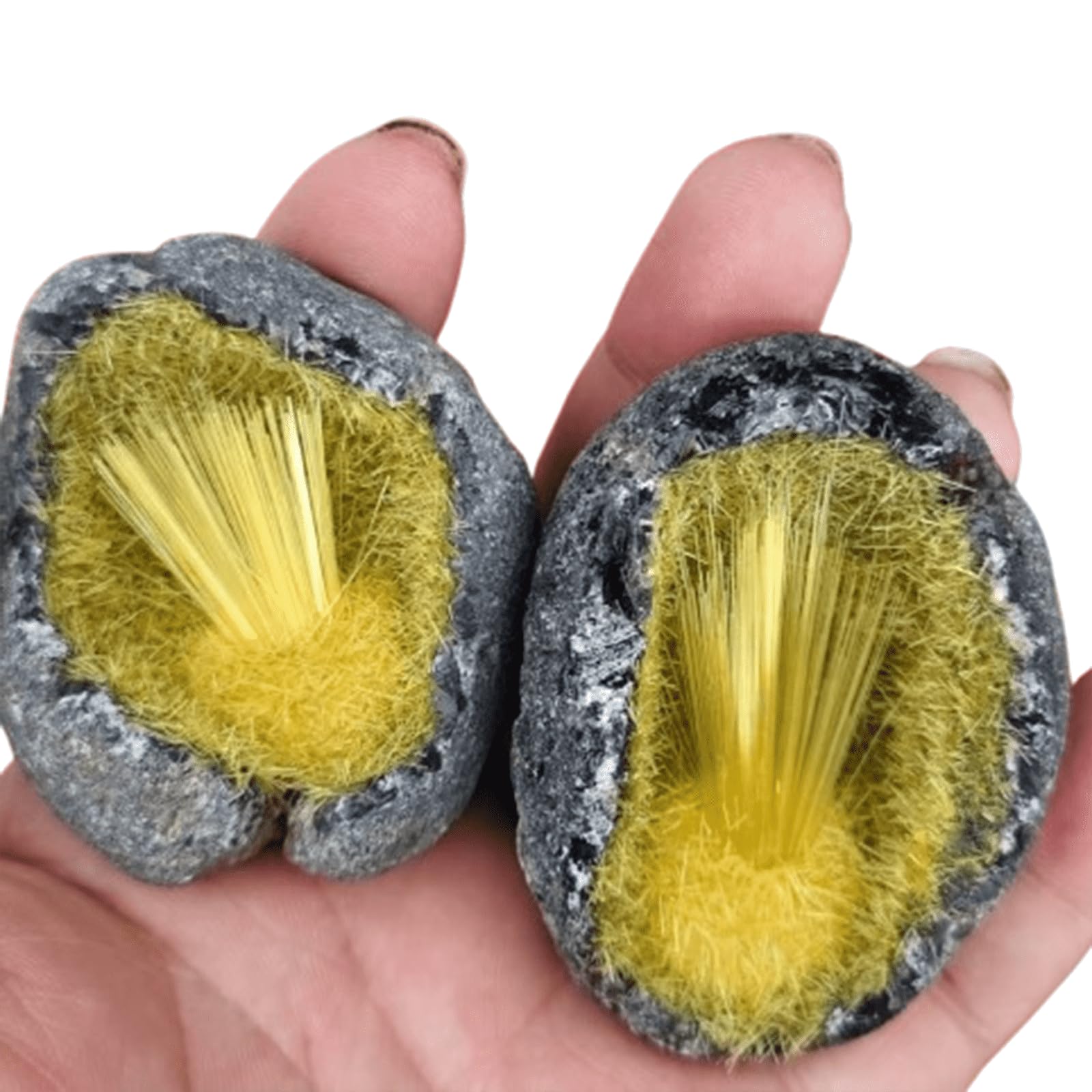 Azurite et quartz en pierre de collection avec pyromorphite et goethite - 2