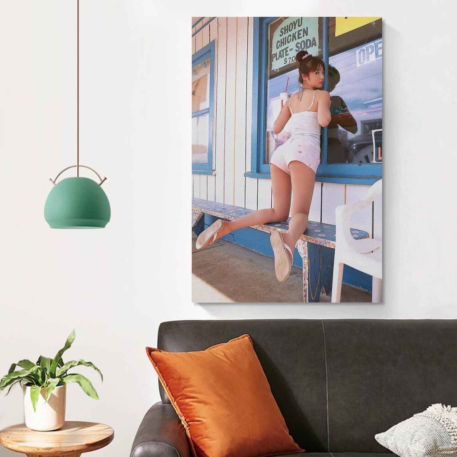 Amazon.co.jp: 装飾画佐々木希写真佐々木希ポスター キャンバスアート