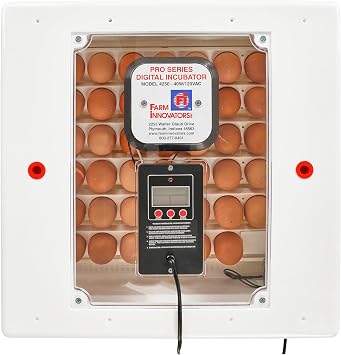 Farm Innovators 41-Egg Digital Incubator with Automatic Turning, 4-Pack