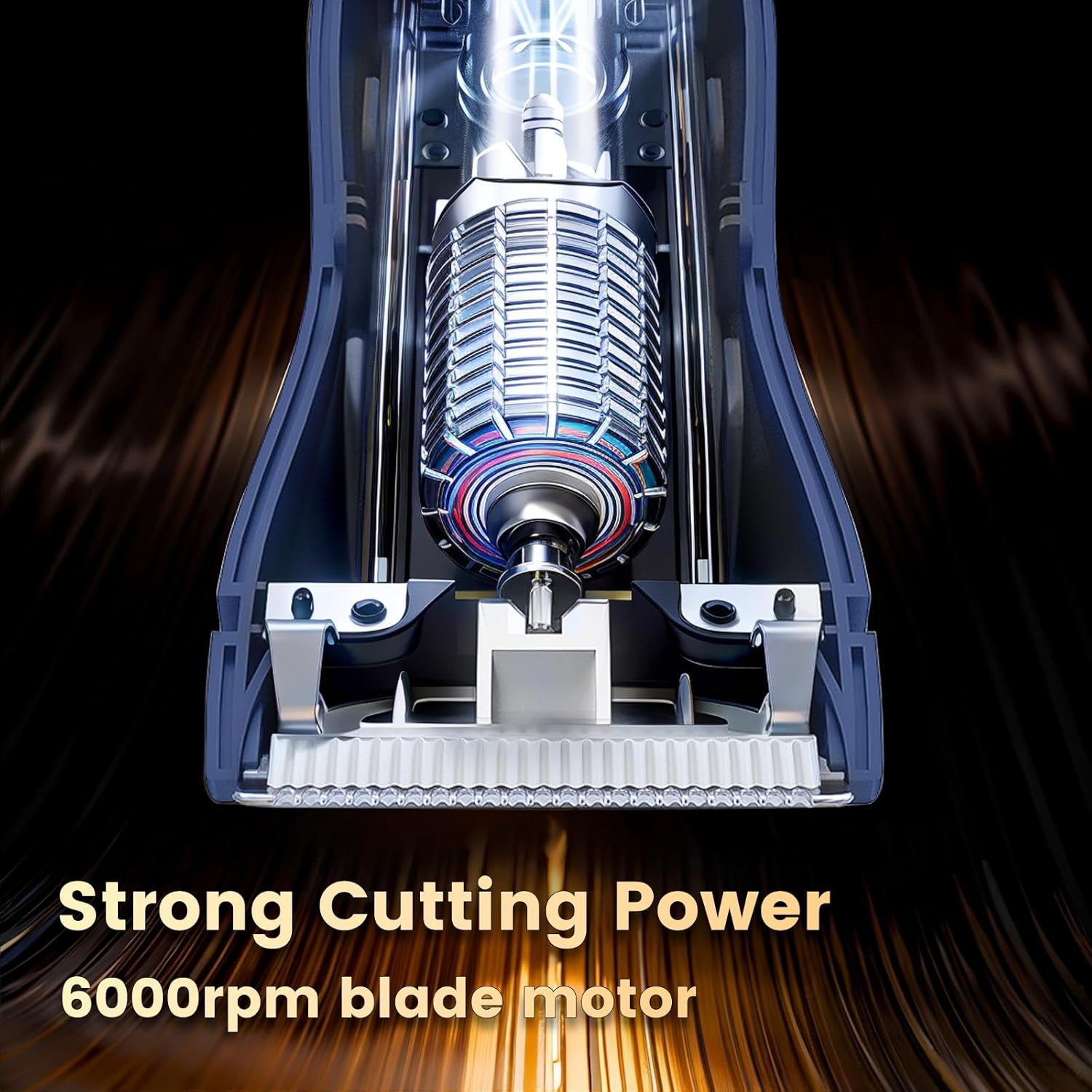 Dog Clippers Pet Grooming Kit, Low Noise Dog Hair Trimmer for Grooming Cordless Pet Shaver with LED Light for Dogs Cats Animals - Image 4