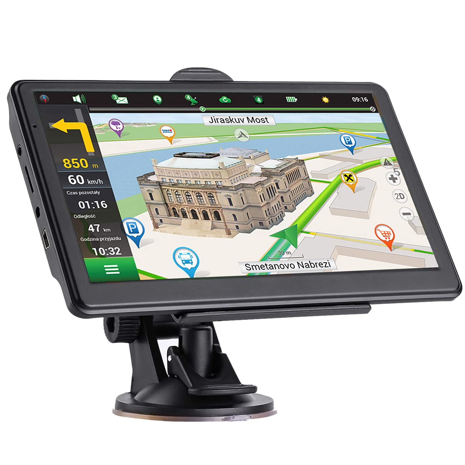 Buy GPS Navigation for Car Truck 7 inch Touch Screen Vehicle GPS