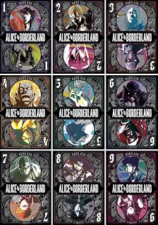 Alice in Borderland Manga Series, Complete Collection Volumes 1-9, Hardcover