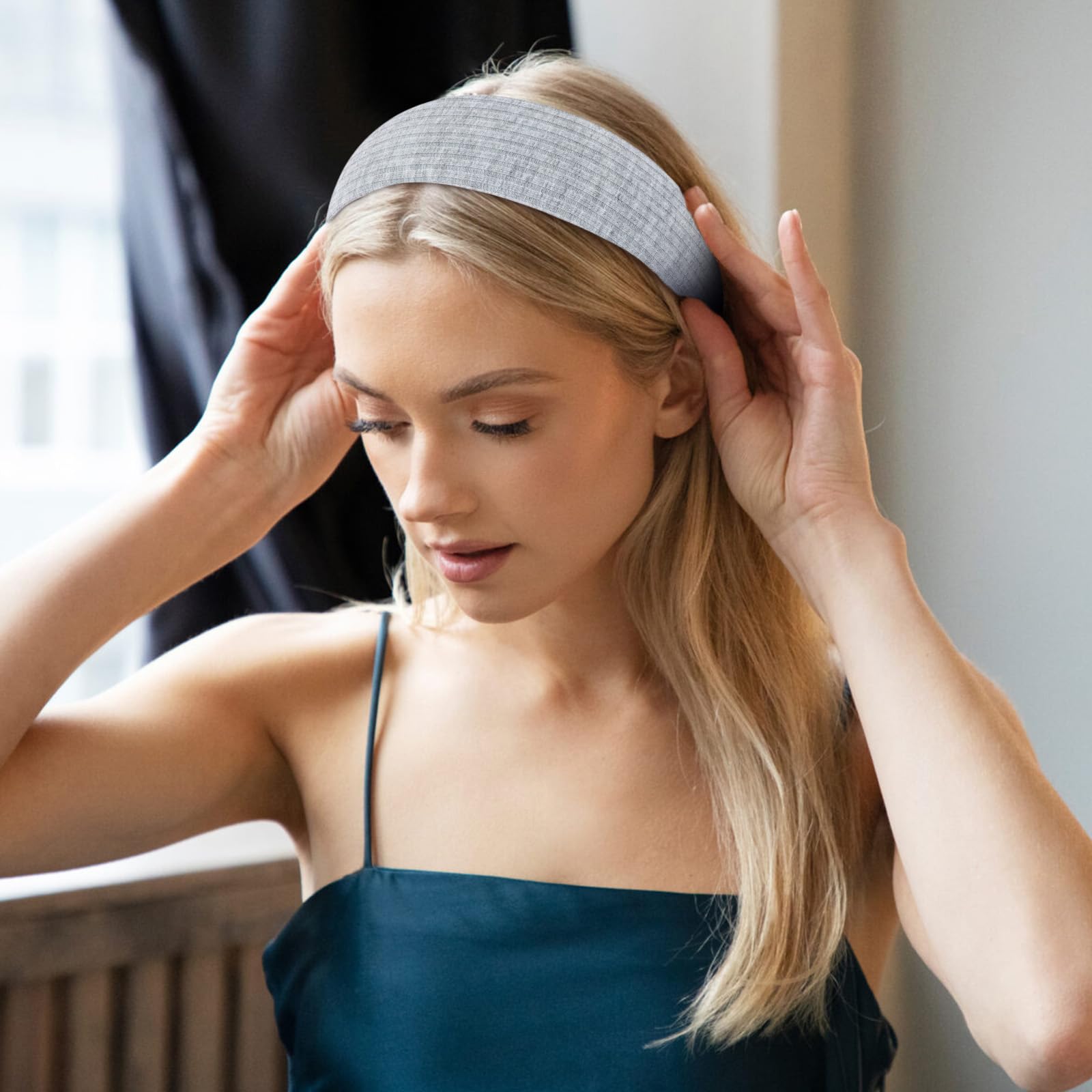 Amazon.com : ACO-UINT Wide Headbands for Women, Large Head 