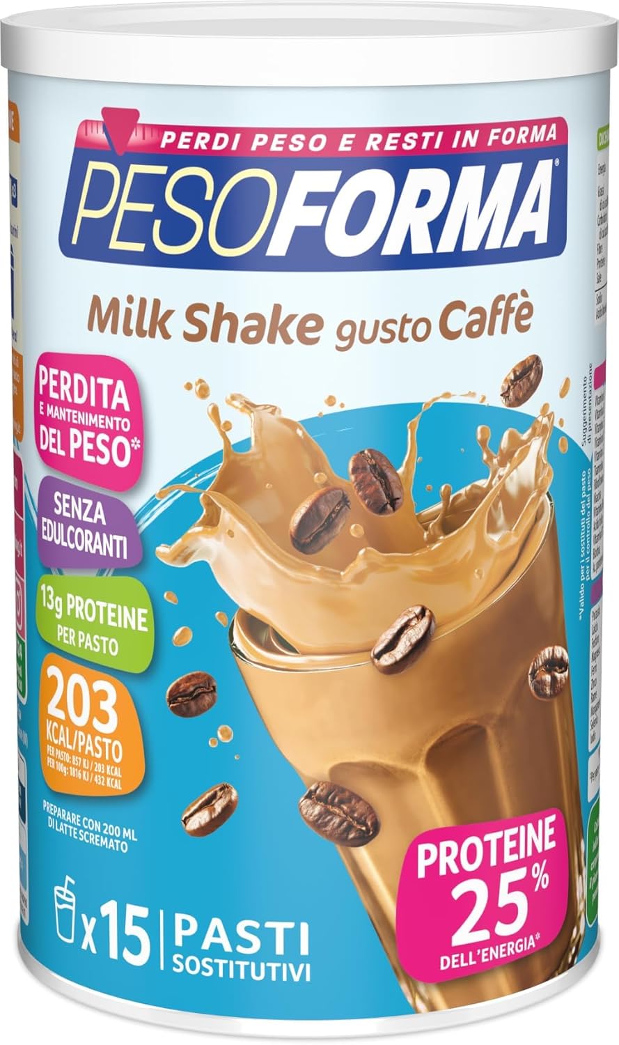 Scopri il MILKSHAKE Pesoforma per controllare il peso, solo 203 calorie e 13g di proteine. Un pasto veloce e gustoso! Smoothie gustoso che aiuta a rimettersi in forma