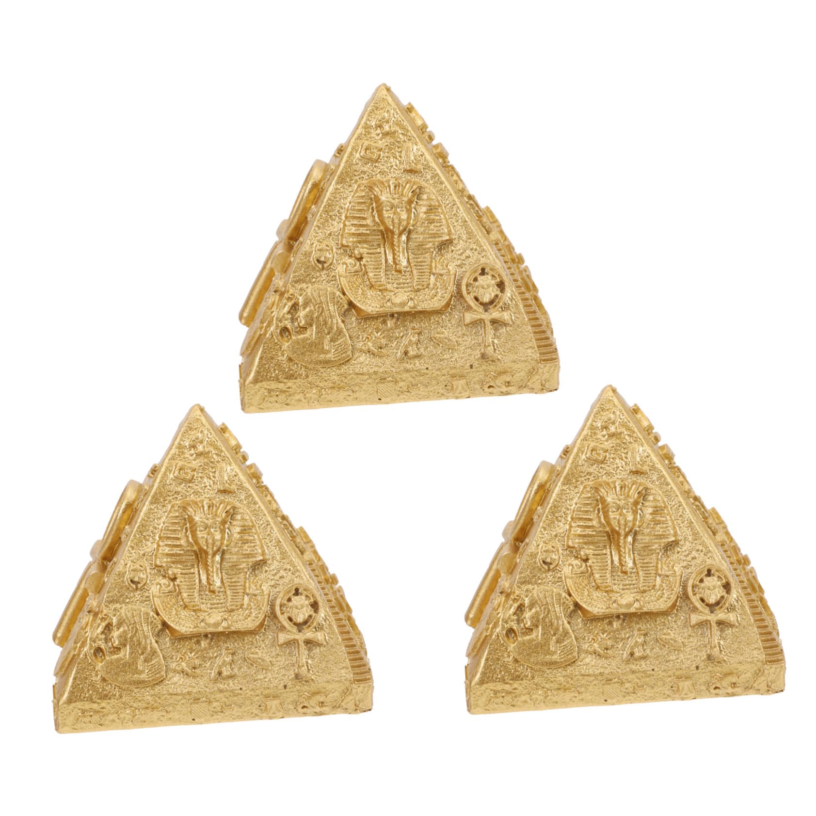 Modèle de Pyramide Décorative haut de gamme : Résine durable pour Collection et Bureau