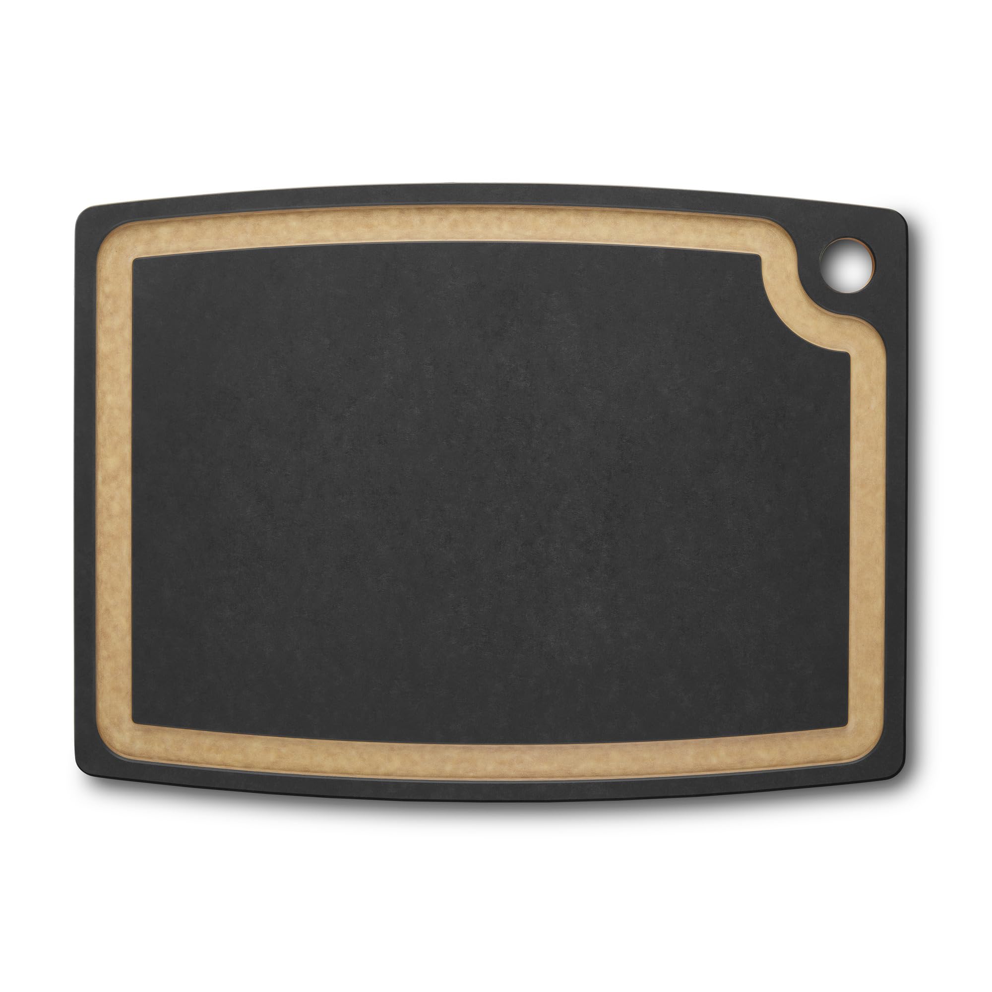 Victorinox Planche à Découper, Gourmet Serie, Cutting Board L 44.5 x, 33 x, 0.9, Rainure à Jus, Ménage les lames, Lavable au lave-​vaisselle, Noir