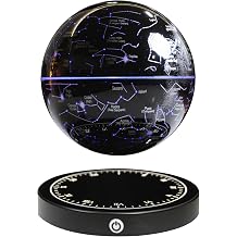 Magnetic Levitation Planet Constellation,Levitating Decor with LED Multi-Color Lights,360Rotating with Touch Control for Home Office Desk Decor,Cool Tech Gift for Men