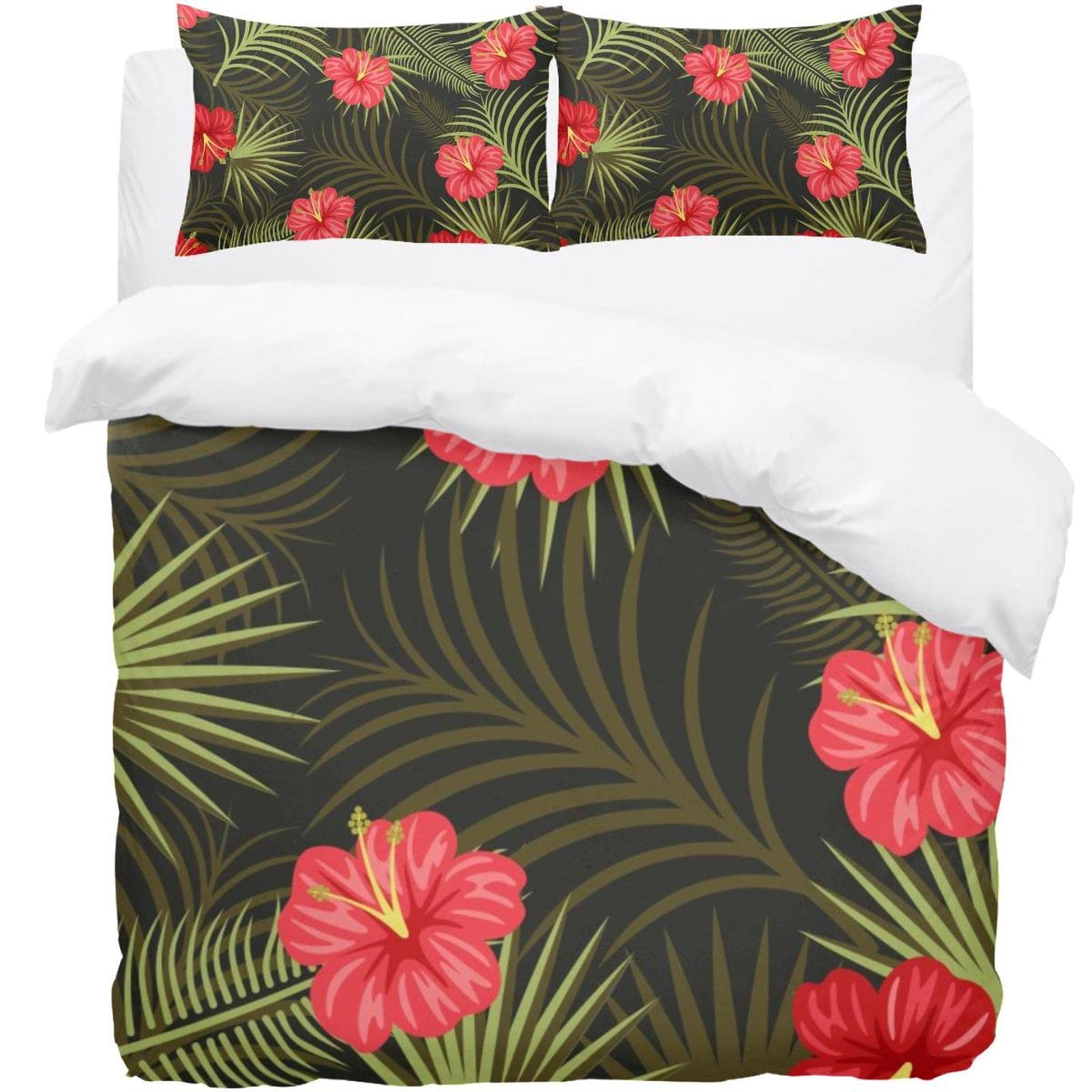 Housse de couette vert tropical pour transformer votre chambre en oasis d'été rafraîchissante