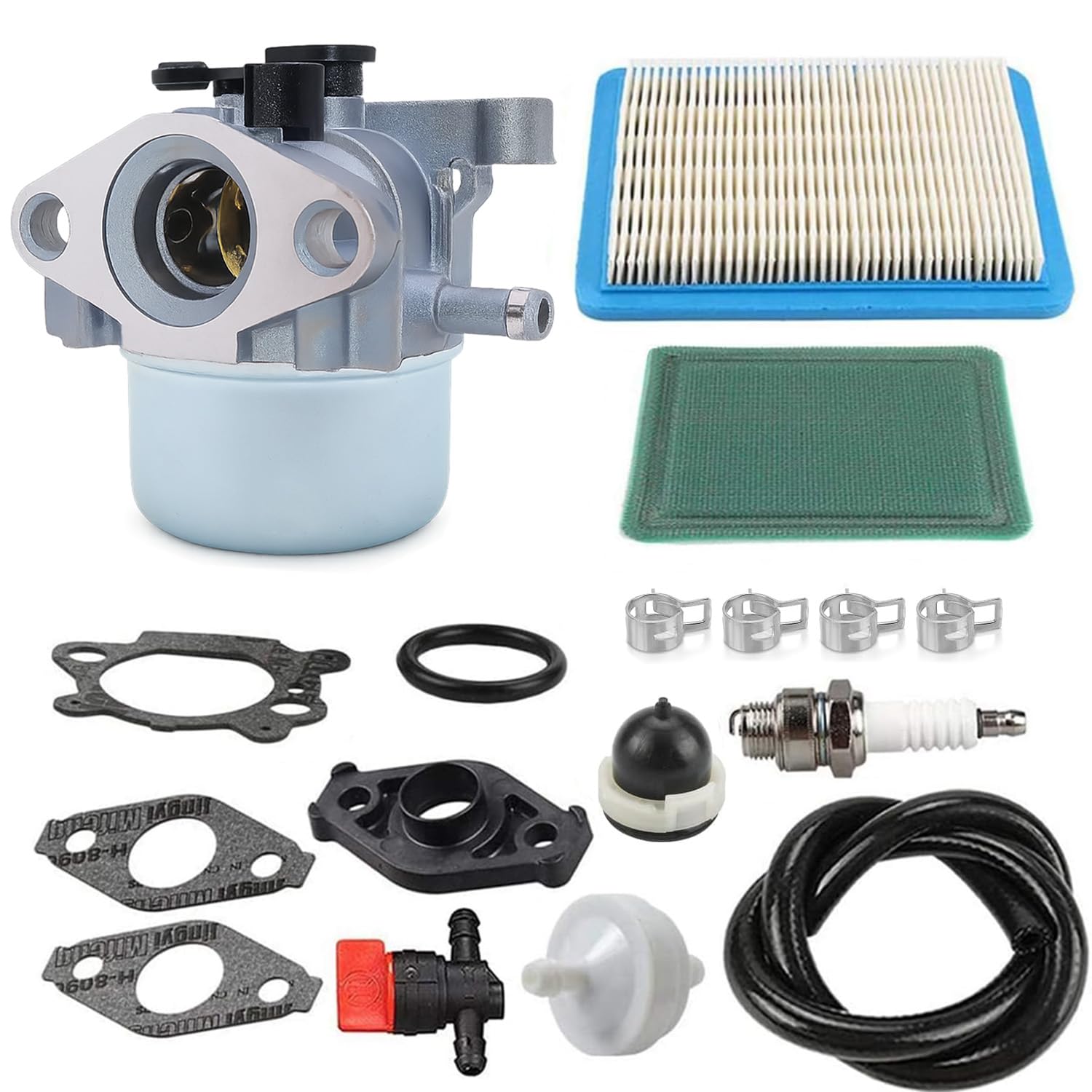 Hippotech Carburetor And Air Filter For John Deere Js20 Js25 Js26 Js28 Js30 Js36 Js38 Jm26 Jm36 Lawn Mower