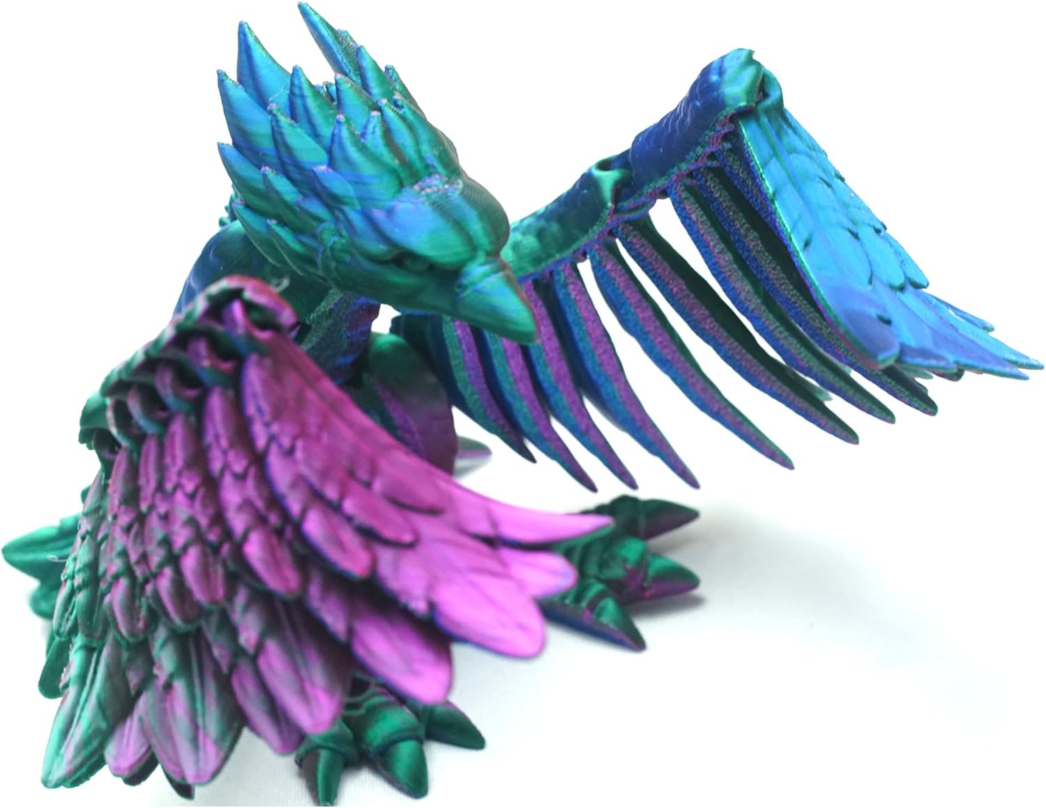 3D Printed Phoenix/Flying Dragon, A Winged Dragon,Pterosaur,Articulated Models,Flexible Joint Animal Model Figurines, Stress Relief, Fidget restlessness, ADHD Toys, Surprise Fantasy Gifts