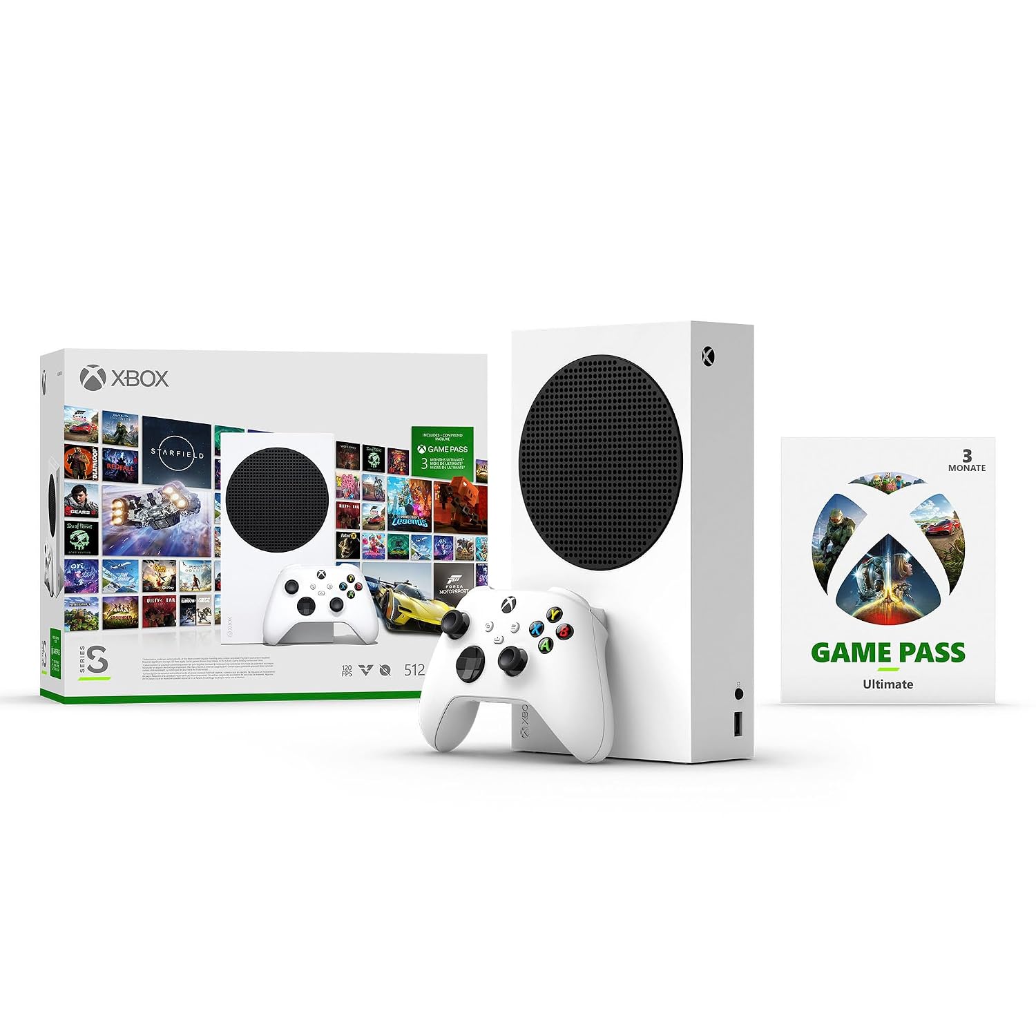 Xbox Series S - Starter Bundle including 3 months of Game Pass Ultimate