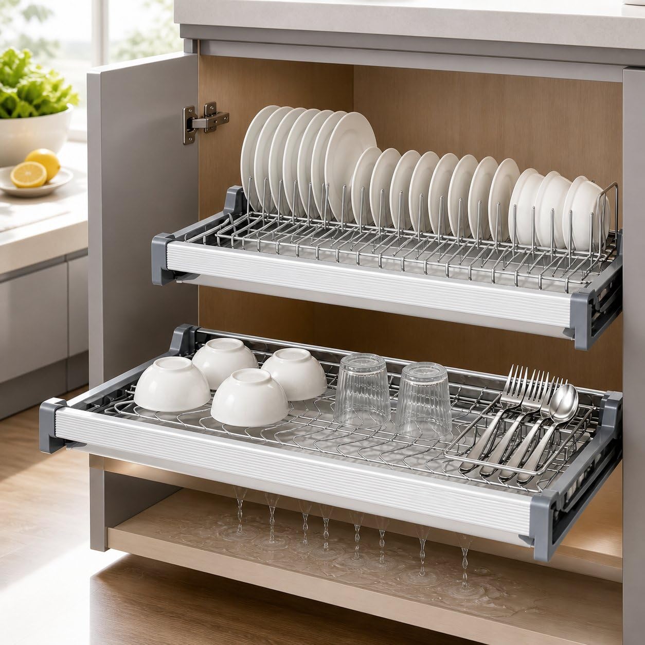 Portapiatti da Mobile Cucina Doppio, 700