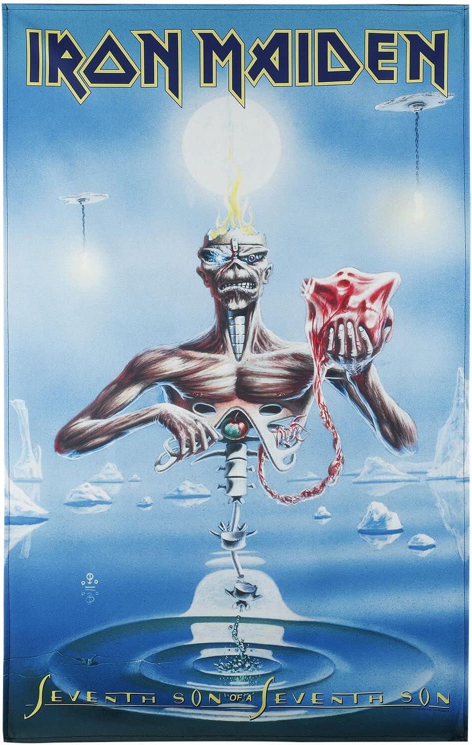 Iron Maiden Seventh Son Textile Flag