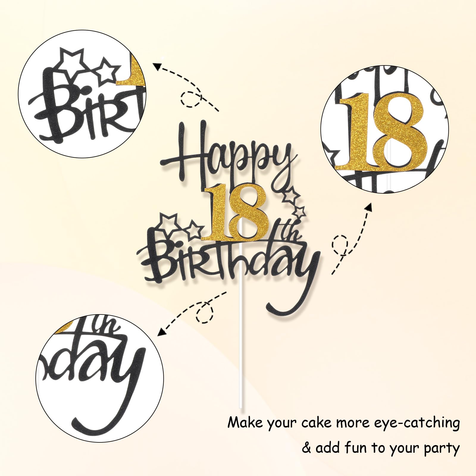 Cake Topper Da Compleanno In Acrilico Numeri 18 30 40 50 60 Anni Decorazione Elegante Torte Adulti Da 23,03 € | DHgate