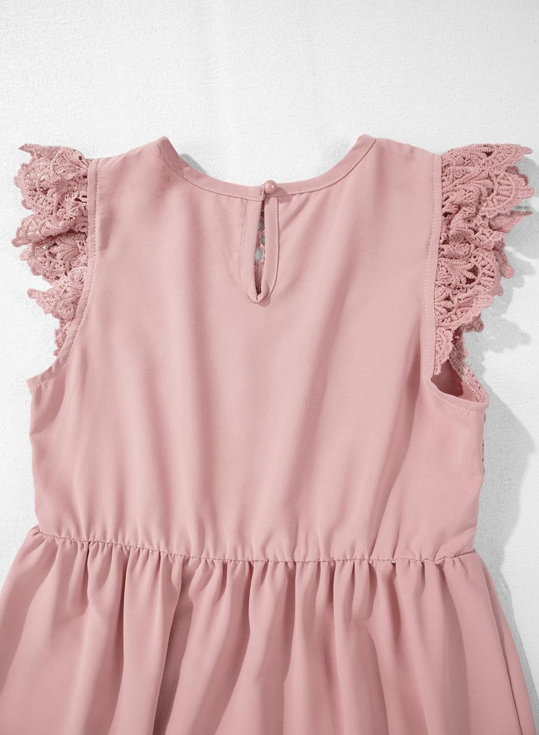 blibean Teen Girls Flower Dresses Semi Formal Sleeveless Wedding Dress Size 6-15 Years - Image 7