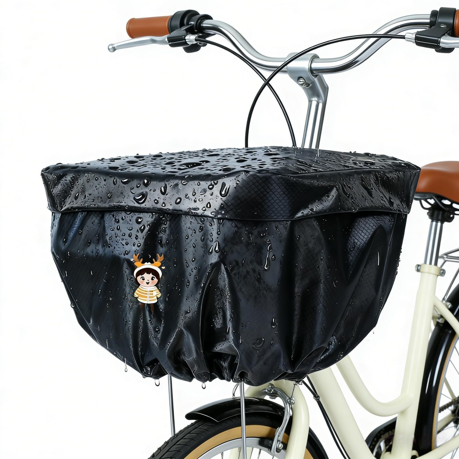 Amazon.co.jp: LIUSHUYAN 自転車前カゴ防水カバー 厚手ジャガード