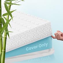 غطاء مرتبة VALUXE King Size مقاس 3 بوصات مع إغلاق بسحاب - واقي قابل للتنفس لغطاء مرتبة من الإسفنج الذكي أو اللاتكس مقاس 3 بوصات فقط