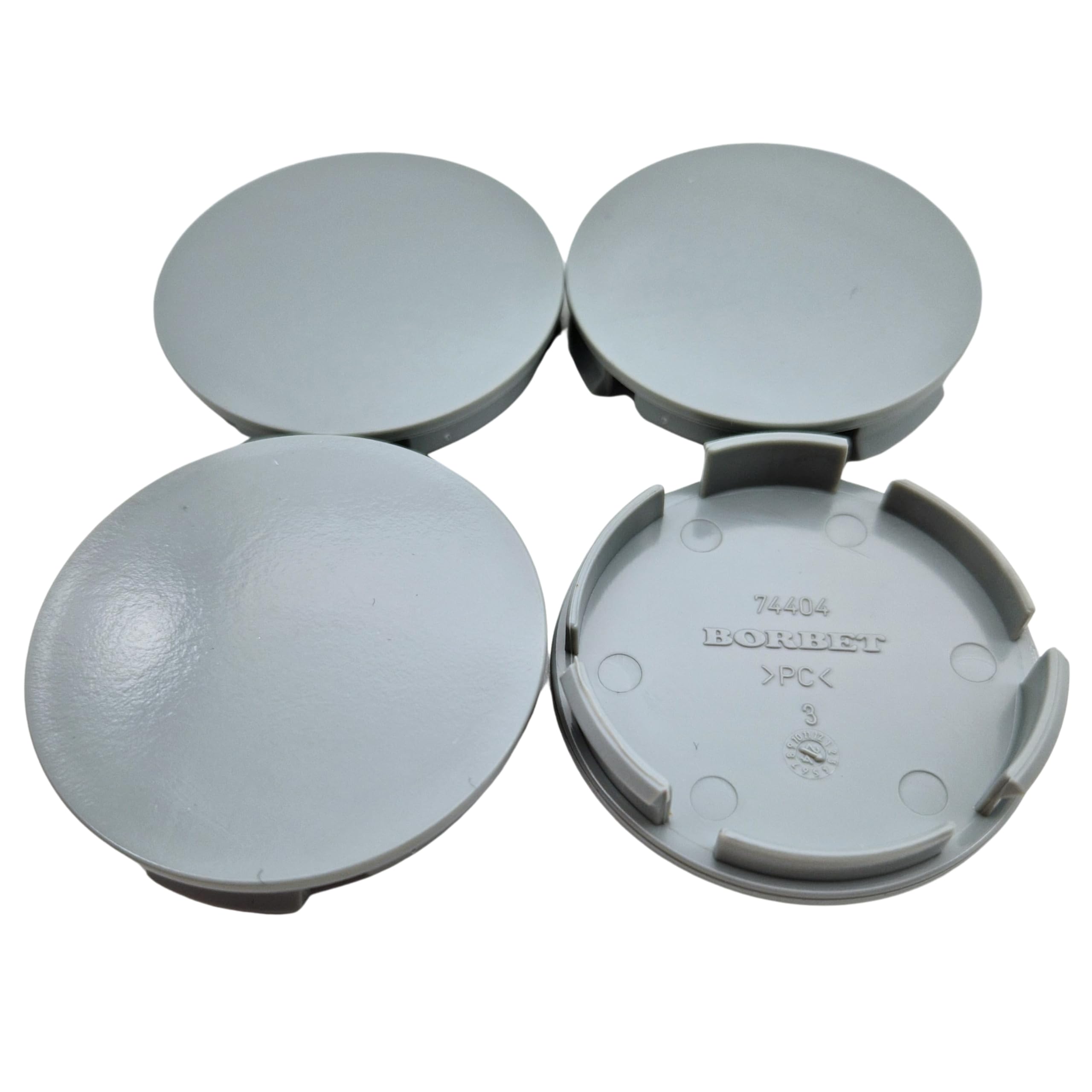 BORBET 4 x Tapa Original Portador Tapa sin Emblema Buje Tapa Center Cap